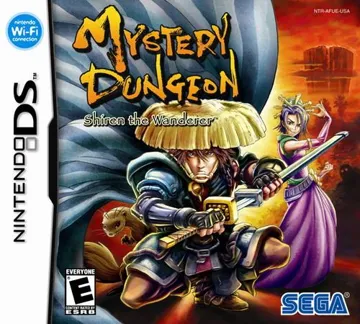 Mystery Dungeon - Shiren the Wanderer (USA) box cover front